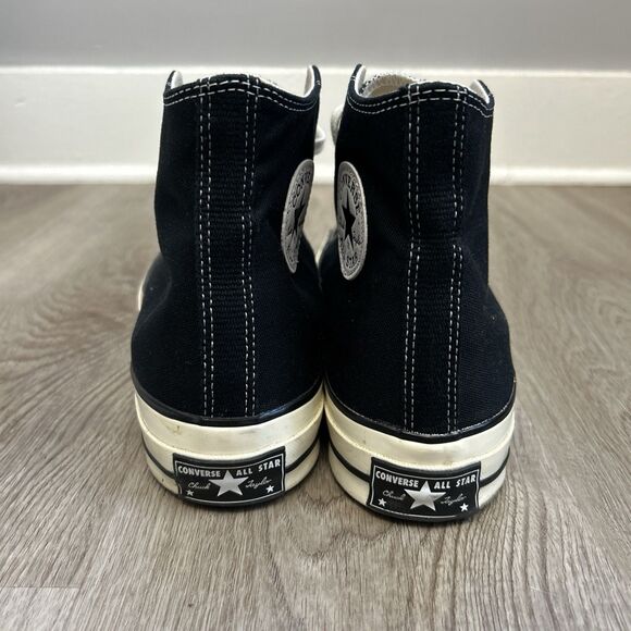 Converse Chuck Taylor All Star 70 Shoes High Top M9.5 W11.5 Black Sneakers - Picture 8 of 13